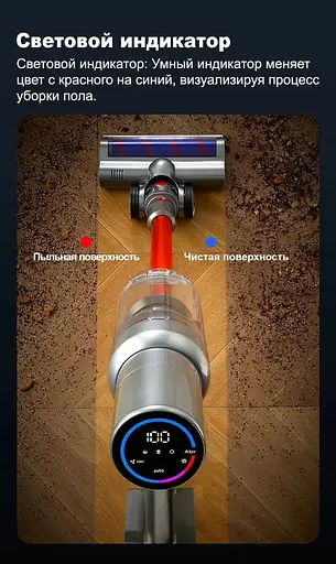 Акумуляторний ручний пилосос Abir vc205 сірий - фото 2