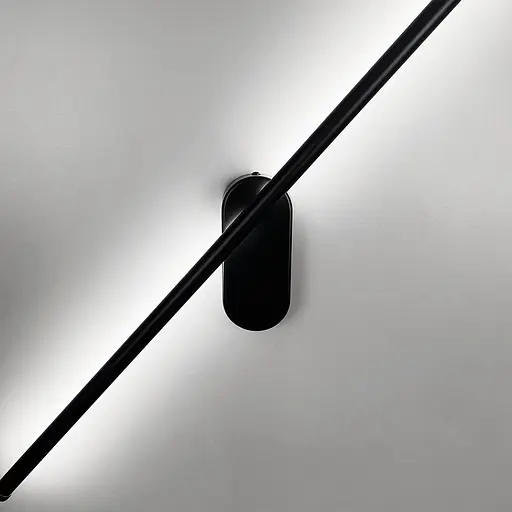 Современное линейное бра в черном корпусе 120 см Line F Арт. WB26/1200 BK - фото 4