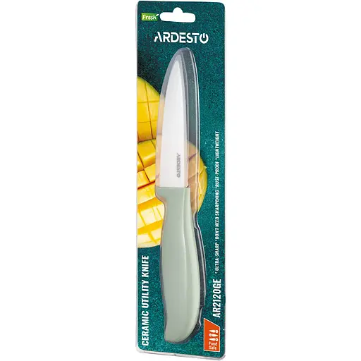 Нож Ardesto Fresh 10 см светло-зеленый (AR2120GE) - фото 3