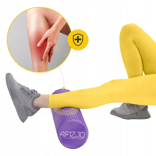 Массажный ролик 4FIZJO CARE+ EVA 60 x 15 см (валик, роллер) 4FJ0522 Purple (P-5907739314390) - фото 8