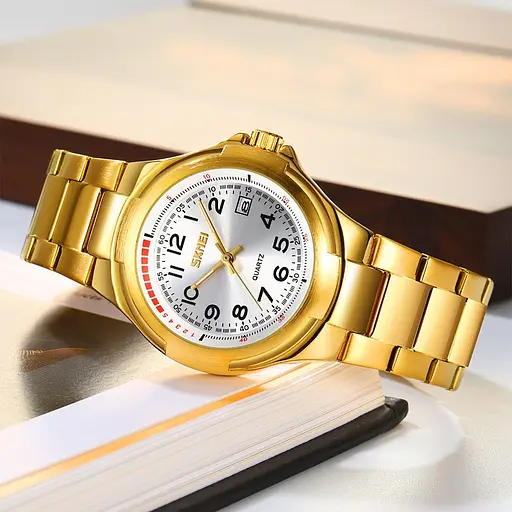 Наручний годинник чоловічий 9320GDSI Gold-Silver Skmei acs0030920 - фото 3