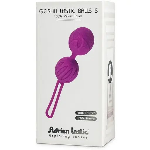 Вагинальные шарики Adrien Lastic Geisha Lastic Balls Mini Pink(S) диаметр 3.4 см 85 г - фото 2