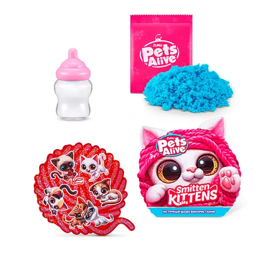 Интерактивный игровой набор-сюрприз Игривые котята Pets & Robo Alive 9541 в ассортименте - фото 10