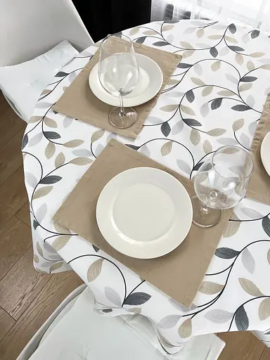 Водоотталкивающая Скатерть Принт Нежность 220х140 см (+ 4 салфетки 30х40) - фото 10