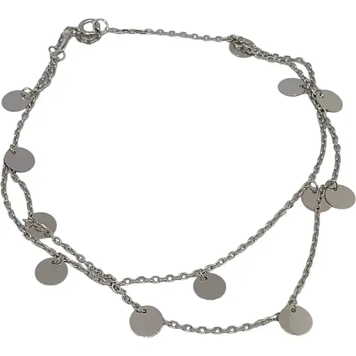 Золотой браслет на ногу Favoritum. 910534_Б 22