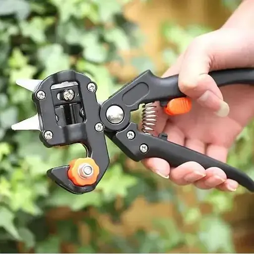Секатор Titan grafting tool 3 профессиональный прищепный инструмент для прививки и обрезки ветвей деревьев растений кустарников - фото 2
