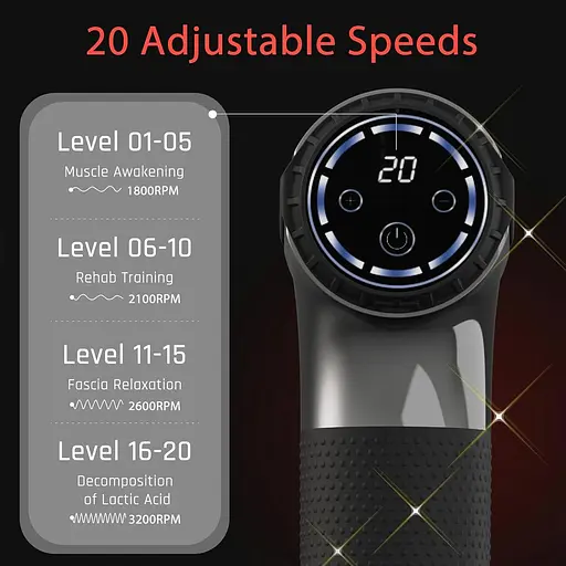 Массажный пистолет Deep Tissue портативный ручной - фото 2