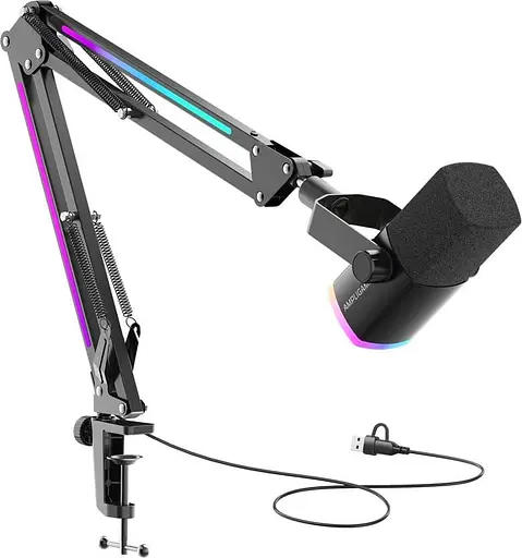 Мікрофон Fifine AM8PROT USB/XLR Black (AM8PROT) - фото 2