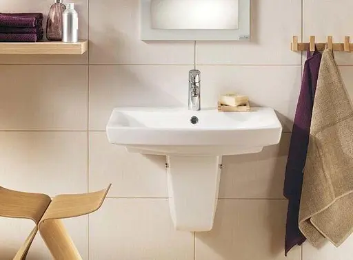 Умывальник мебельный Cersanit Carina 50 см с отверстием Белый K31-004 30412 - фото 6