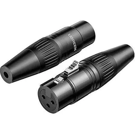 Аудiоконектор Ugreen AV162 Cannon Female Connector (UGR-80440) - фото 1