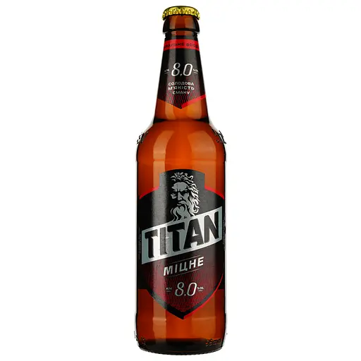 Уцінка. Пиво Чернігівське Titan, світле, 8%, 0,5 л (890068) - фото 1