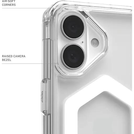 Оригинальный противоударный чехол UAG Plyo MagSafe для iPhone 16 Plus Прозрачный 114479114341 - фото 11