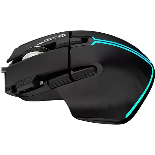 Миша Canyon mouse Fortnax GM-636 RGB 9buttons Wired Black (CND-SGM636B) - фото 4
