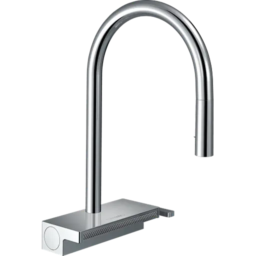Змішувач Hansgrohe Aquno Select M81 170 3jet кухонний з витяжним виливом 73837000 Хром - фото 1