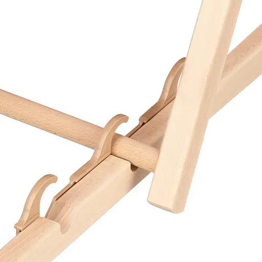 Шезлонг Springos деревянный для пляжа, террасы и сада DC0003 RED - фото 8