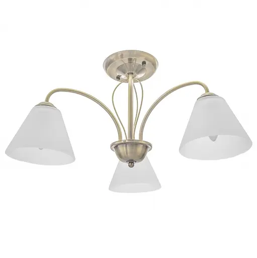 Люстра стельова Brille в спальню E27 60W BZ (LK-566C/3)