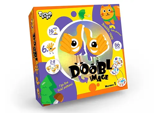 Настільна гра Danko Toys Доббль Картинки Muiltibox 1 (Doobl Image) (в асорт.) (укр.) (DBI-01-01U)