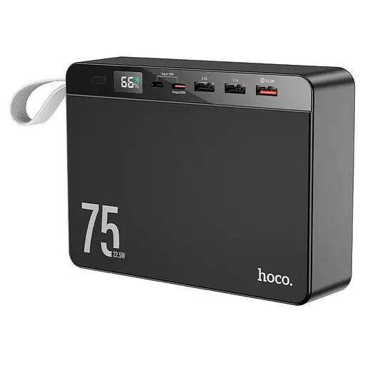 Портативний зарядний пристрій Hoco J94 75000 mAh PD20W + QC3.0 з швидкою зарядкою 22.5W - фото 2