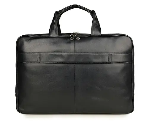 Чоловіча шкіряна сумка John McDee 44х15х33 см sum0026118 - фото 8