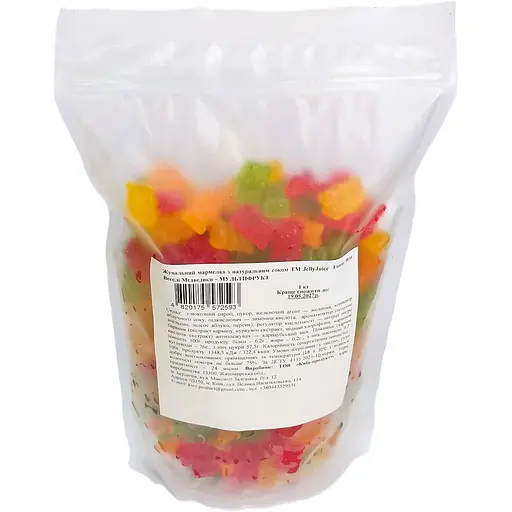 Мармелад желейний Jelly Juice Funny Bears Мультифруктовий з натуральним соком 1 кг - фото 2