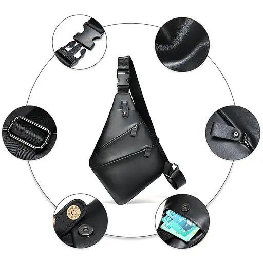 Чоловіча шкіряна сумка Vintage 30,5х23,5х2,5 см sum0015051 - фото 8