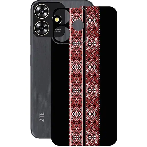 Защитная пленка StatusSKIN для ZTE Blade A73 Корпус Винил Вышиванка 3 - фото 1