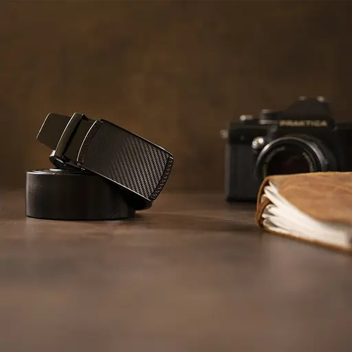 Ремінь шкіряний Vintage чоловічий 115х3,4 см acs0015149 - фото 5