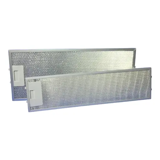 Алюминиевые решетки ( 2шт. ) для кухонной вытяжки Ventolux GARDA 60 (750) SMD, размер 205*475 мм + 130*475 мм