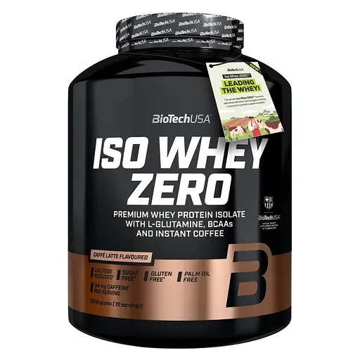 Протеин BiotechUSA Iso Whey Zero Caffe latte 1.816 кг