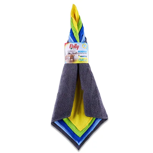 Тряпка из микрофибры Polly 30*30 см 5 шт (PO20250)