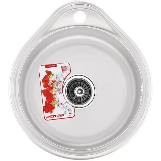 Мойка кухонная ZERIX Z4843-08-180D decor (ZX1599) - фото 1