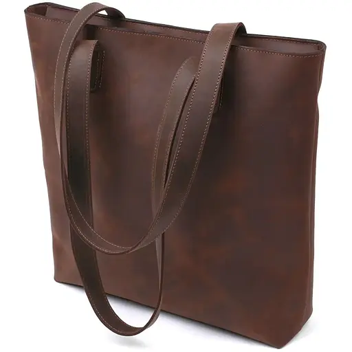 Кожаная женская сумка-шоппер Shvigel 36х33х8.5 см sum0020177 - фото 1