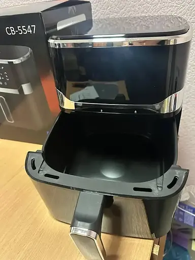 Аэрофритюрница безмасляная Crownberg CB-5547 5л электрическая с сенсорным управлением 1400Вт - фото 4