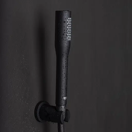 Ручний душ 1 режим струменя Grohe Euphoria Cosmopolitan Stick 22126KF0, Чорний матовий - фото 5