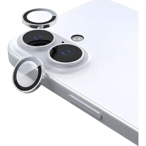 Захисне скло на камеру iLera FocusPro Lens для Apple iPhone 16/16 Plus White (iLFPW16) [124807] - фото 5