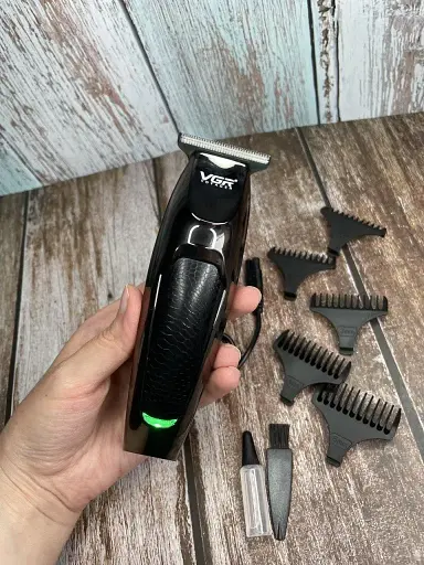 Аккумуляторный триммер для бороды и окантовки VGR V-030 - фото 3