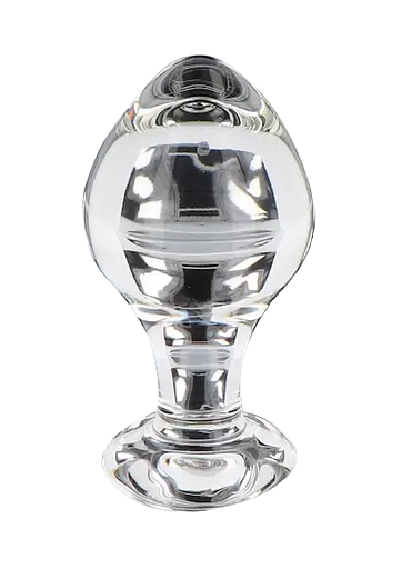 Анальна пробка Glass Worxx Brilliant Star 9 см (прозорий)