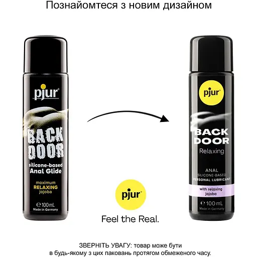 Анальна змазка Pjur backdoor Anal Relaxing jojoba silicone 100 мл - фото 3