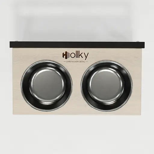 Hollky Flex M — миски на регульованій підставці для середніх собак (2 × 0.85 л) - фото 9