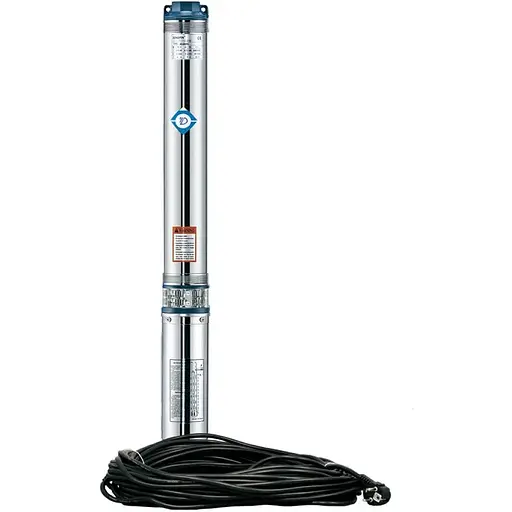 Насос відцентровий свердловинний Aquatica 3QJED2-15-0.55 0.55кВт H 65(49)м Q 45(30)л/хв Ø80мм 35м кабелю mid (778402) - фото 1