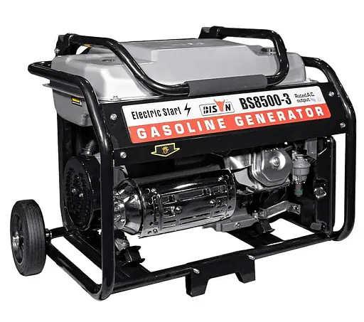 Генератор Синхронний Bison 6 кВт BS8500-3 / 6000 Вт / Бензин (41-00408) - фото 8