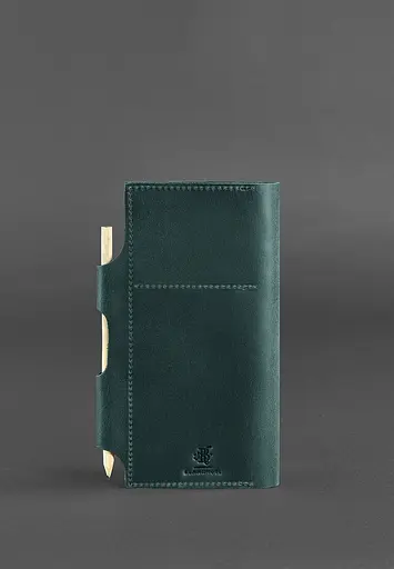 Кожаный тревел-кейс 3.0 зеленый Crazy Horse - фото 6