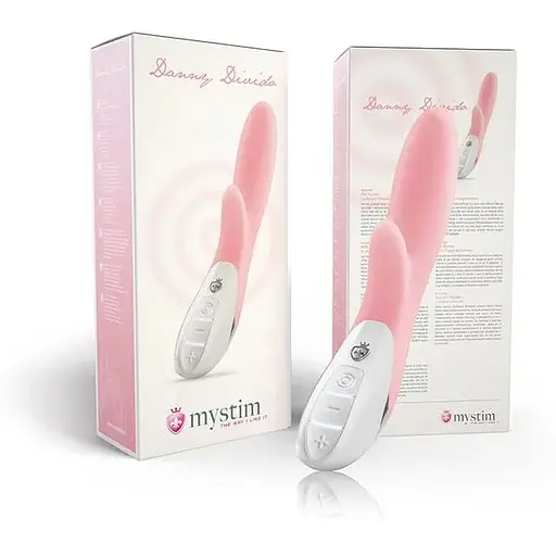 Вибратор-кролик Mystim Danny Divido Candy Rose - фото 11