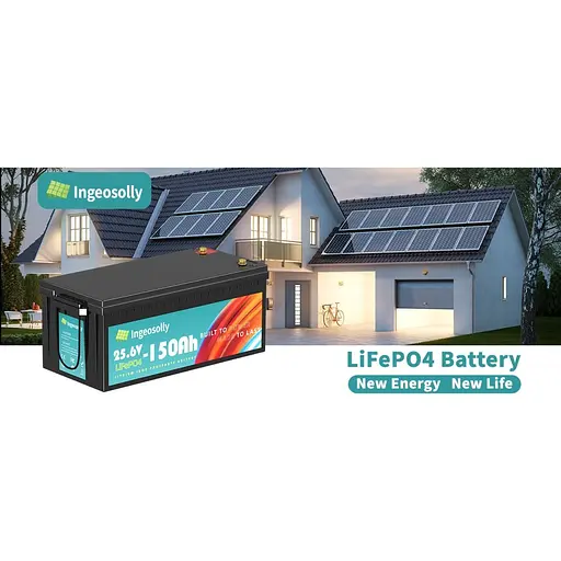 Акумулятор Ingeosolly LiFePO4 24V 25.6V/150Ah/3840Wh (IN-24-150) [125491] - фото 8