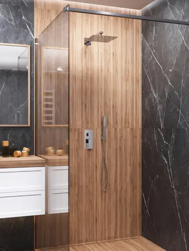 Душова система прихованого монтажу Corsan Adour хром + BOX Z01MCH, Хром - фото 5