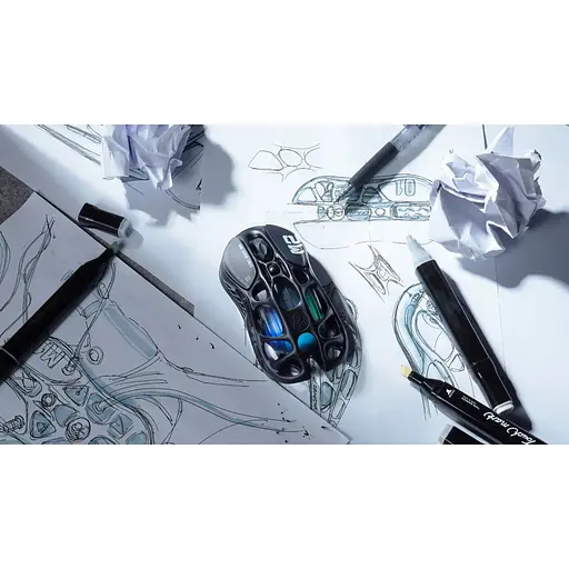 Миша GravaStar Mercury M2, BT/WL/USB-A, RGB, чорний - фото 9