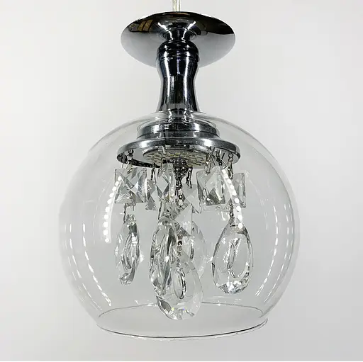 Удивительный светильник с прозрачным плафоном и хрусталем | Line F | Арт. SG3/1 - фото 4