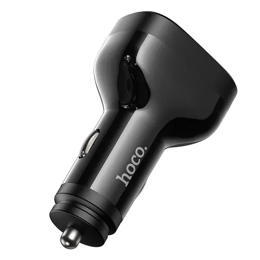 Адаптер автомобильный HOCO Guide car charger NZ11 2 USB 2Type-C 72W черный - фото 5