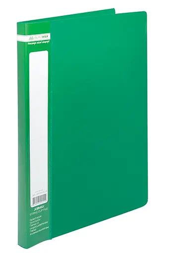 Папка А4 со скоросшивателем, Jobmax, зеленый