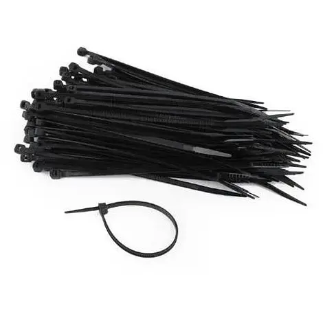 Стяжки для кабелю, 150 мм х 3.6 мм, 100 шт, чорні, Cablexpert (NYTFR-150x3.6) - фото 1